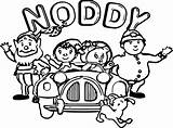 Noddy sketch template