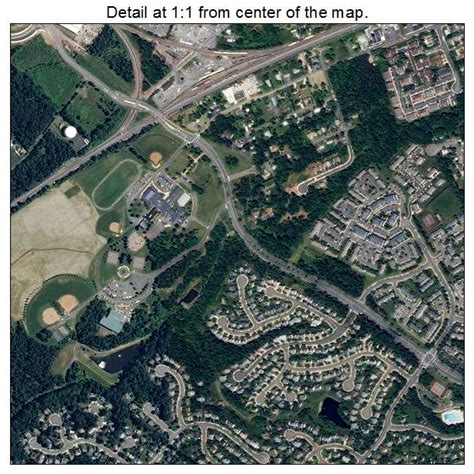 aerial photography map  manassas va virginia