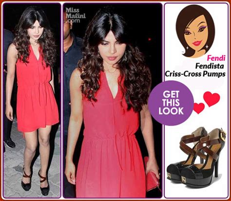 Gtl Priyanka Chopra Sports Fendi Shoes