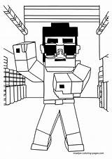 Minecraft Coloring Pages Color Skins Print Style Girl Gangnam Kids Sonic Mario Creeper Maatjes Book Skeleton Browser Window Getdrawings Popular sketch template