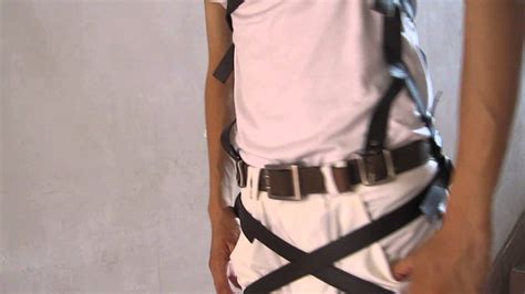 attack  titan belt  harness youtube