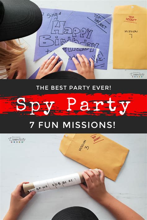 Spy Party A Secret Agent Birthday Party They Will Never Forget