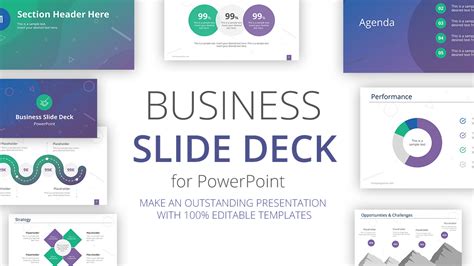 professional business  deck powerpoint template slidemodel