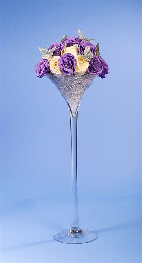 4 X 50 Cm 19 7 Martini Glass Vase Table Centrepiece Etsy