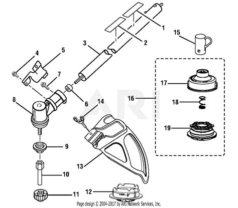 homelite ry cc string trimmer parts diagram  figure