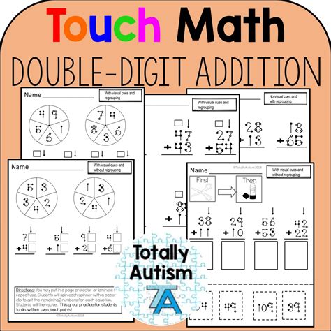 touch math worksheets
