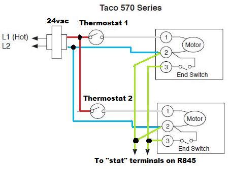 taco zone valve   wiring diagram wiring diagram  schematics