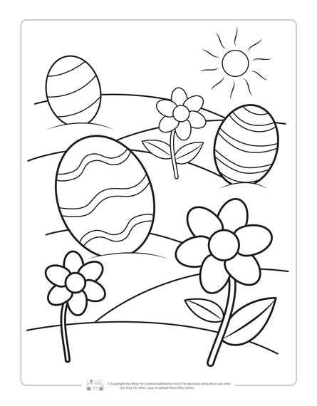 printable easter coloring pages  kids itsy bitsy fun