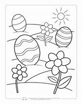 Easter Coloring Pages Kids Printable Itsybitsyfun Preschool Eggs Spring Egg Book Choose Board sketch template