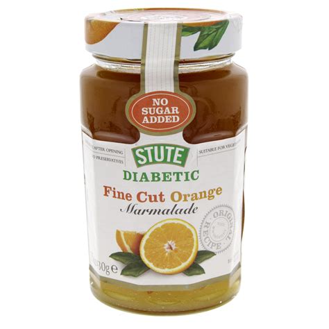 stute diabetic fine cut orange marmalade  gm mercatco