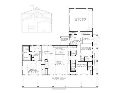 single story ranch style house plans  open floor plan home alqu
