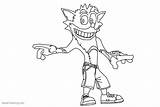 Bandicoot Adults sketch template