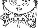 Super Why Coloring Princess Pea Wecoloringpage sketch template