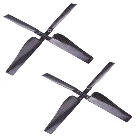 goolrc carbon fiber cw ccw propeller blades black  parrot ar drone   rc quadcopter