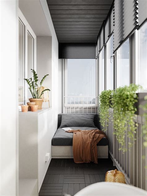 enclosed balcony interior design ideas