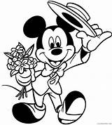 Coloring4free Mickey Mouse Coloring Pages Flowers Related Posts sketch template