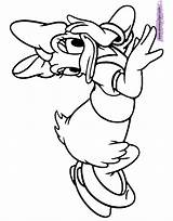 Daisy Duck Coloring Donald Pages Disney Relaxing Classic sketch template