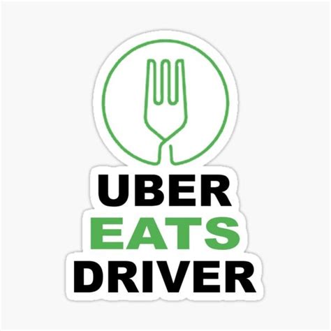 uber eats driver sticker    waterproof works  etsy