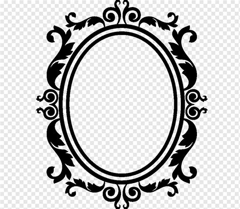 borders  frames frames oval frame text rectangle monochrome png