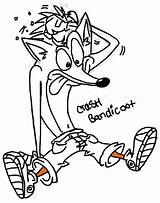 Bandicoot Bandit sketch template