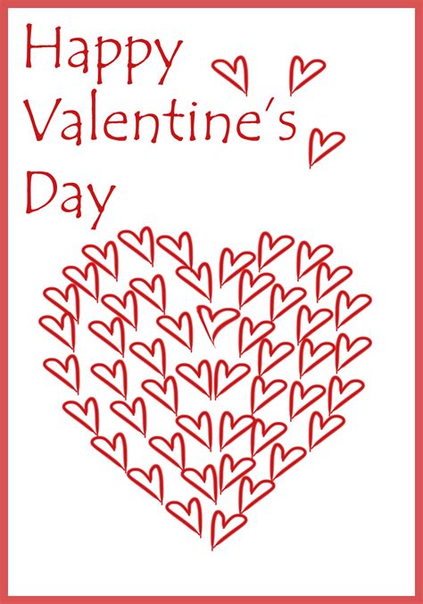 printable valentine cards printable templates