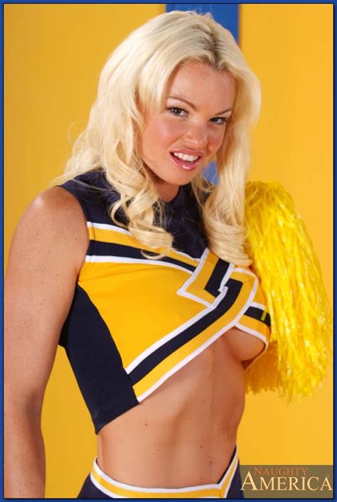 Busty Cheerleader Rhylee Richards Demonstrates Comely Boobs And Booty