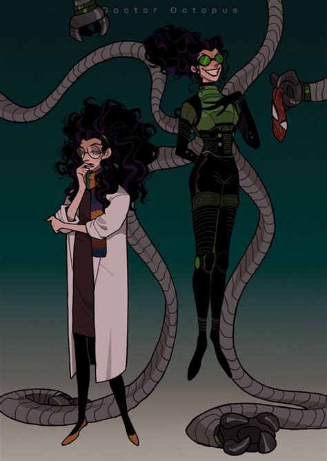 Doctor Octopus And Olivia Octavius Marvel And 3 More Drawn By Juanmao