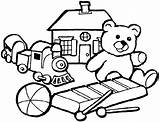 Toys Coloring Pages Kids Speelgoed Fun sketch template
