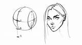 Loomis Construction Gvaat Chin Hairline Eyebrow sketch template