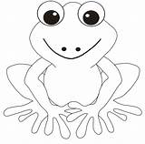 Frog Coloring Printable Pages Kids Frogs Color Bestcoloringpagesforkids Funny Small sketch template