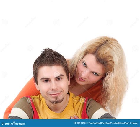 young people  stock photo image  blonde