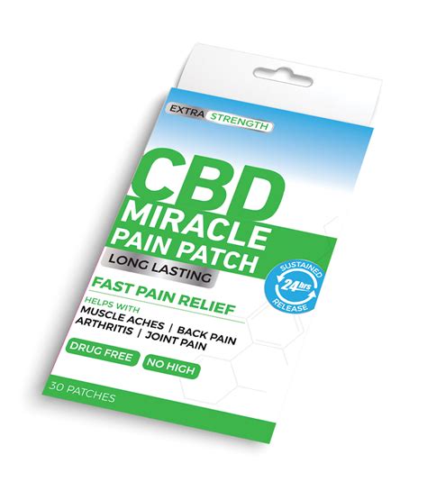 cbd miracle pain patch  health extracts