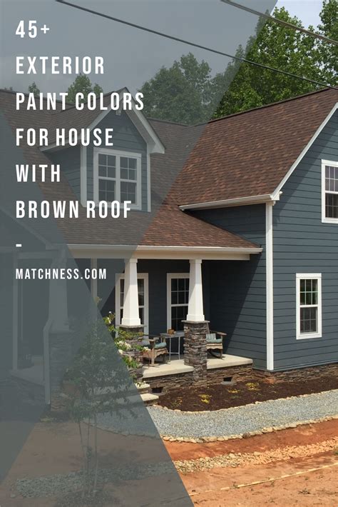 exterior paint colors  house  brown roof matchnesscom exterior paint colors