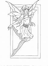 Coloring Pages Amy Brown Fairy Fairies Uploaded User Elf Books sketch template