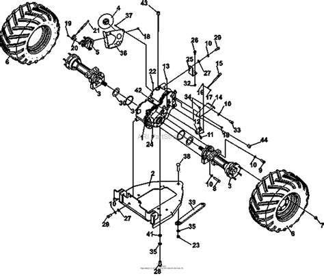 bunton bobcat ryan    wd hp kubota diesel parts diagram  front axle wheels
