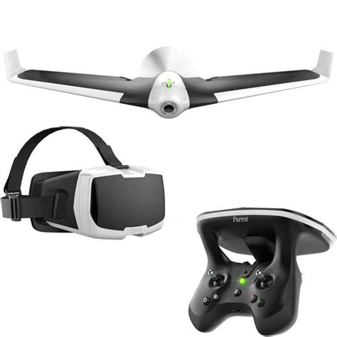 parrot disco drone  skycontroller  fpv goggles white pf buydigcom