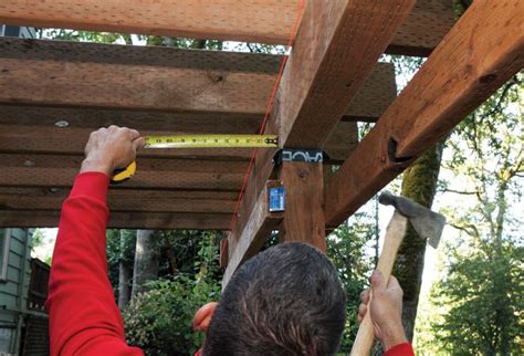 How To Straighten Deck Beams Fine Homebuilding