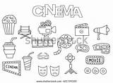 Cine Cinema sketch template