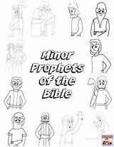 Bible Prophets Minor Coloring Kids Lesson Prophet Joel Sunday School Activities Lessons Pages Adventuresinmommydom Who Children Crafts Stories Study Will sketch template