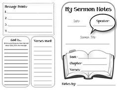 adult sermon notes printable  hoosier homemaker diy sermon