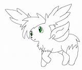 Pages Pokemon Shaymin Coloring Getcolorings sketch template