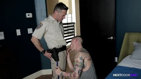 Nextdoorraw Lance Ford Punished By Officer Dean Thumbzilla