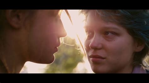 blue is the warmest color 2013 first kiss scene re edit youtube