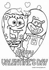 Coloring Pages Spongebob Valentines Twins Minnesota Tigers Print Detroit Browser Window Printable Getcolorings Color sketch template