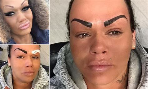 mandy lamrini bullied on facebook over tattooed eyebrows hits back at
