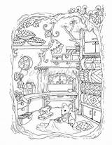 Sewing Coloriage Ausmalbilder Malbuch Stamps Erwachsene Malen Motive Digi Relieving Colorier Sapin Souris Fées Kindern Dover Skull จาก นท sketch template