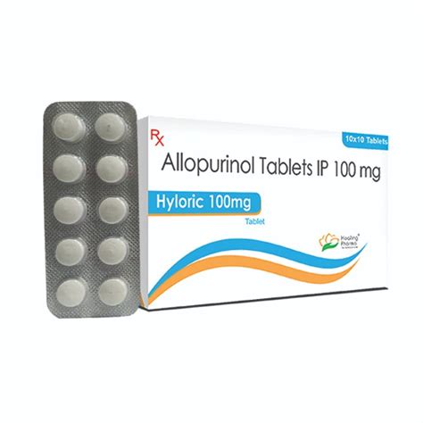 hyloric allopurinol tablets ip  mg  rs stripe allopurinol tablets usp  mumbai