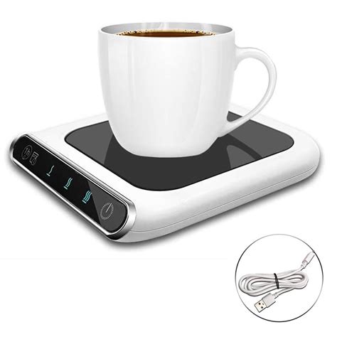coffee cup warmer  desk  gears adjustable temperature coffee mug warmer  drink water