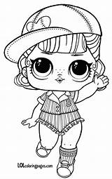 Lol Coloring Pages Surprise Doll Series Dolls Printable Para Colorear Wave Stop Short Confetti Pop Girls Pintar Colouring Unicorn Print sketch template