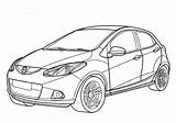 Mazda Ausmalbilder Colorare Disegni Zeichnen sketch template
